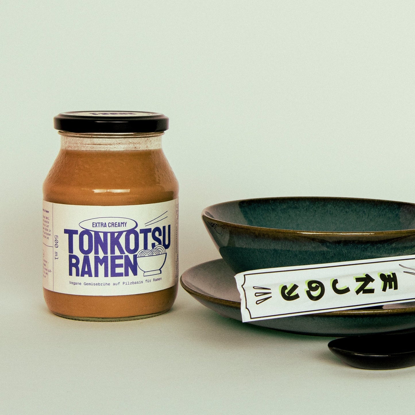 Bio Tonkotsu Style Mushroom Ramen - creamy