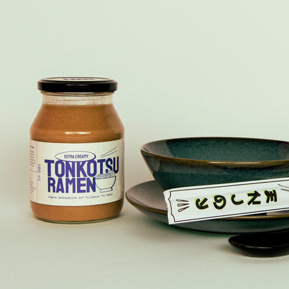 Bio Tonkotsu Style Mushroom Ramen - creamy