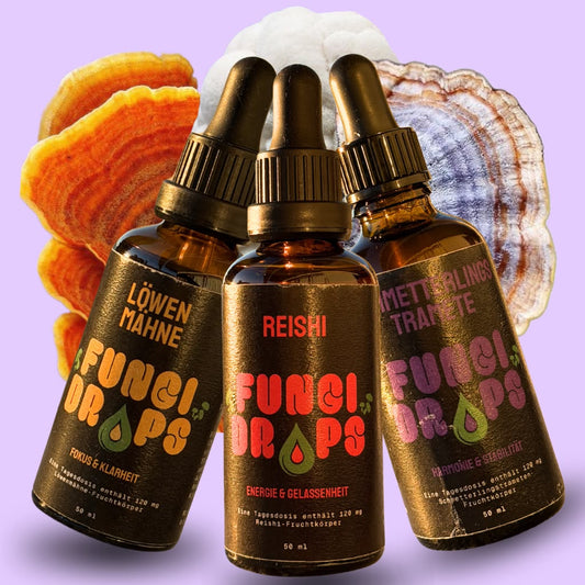 FUNGI DROPS - BUNDLE - DIE GEBÜNDELTE VITALPILZPOWER